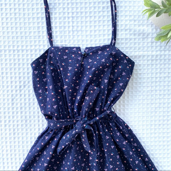 Vintage Dresses & Skirts - Vintage ‘70s A-line Floral Midi Sundress